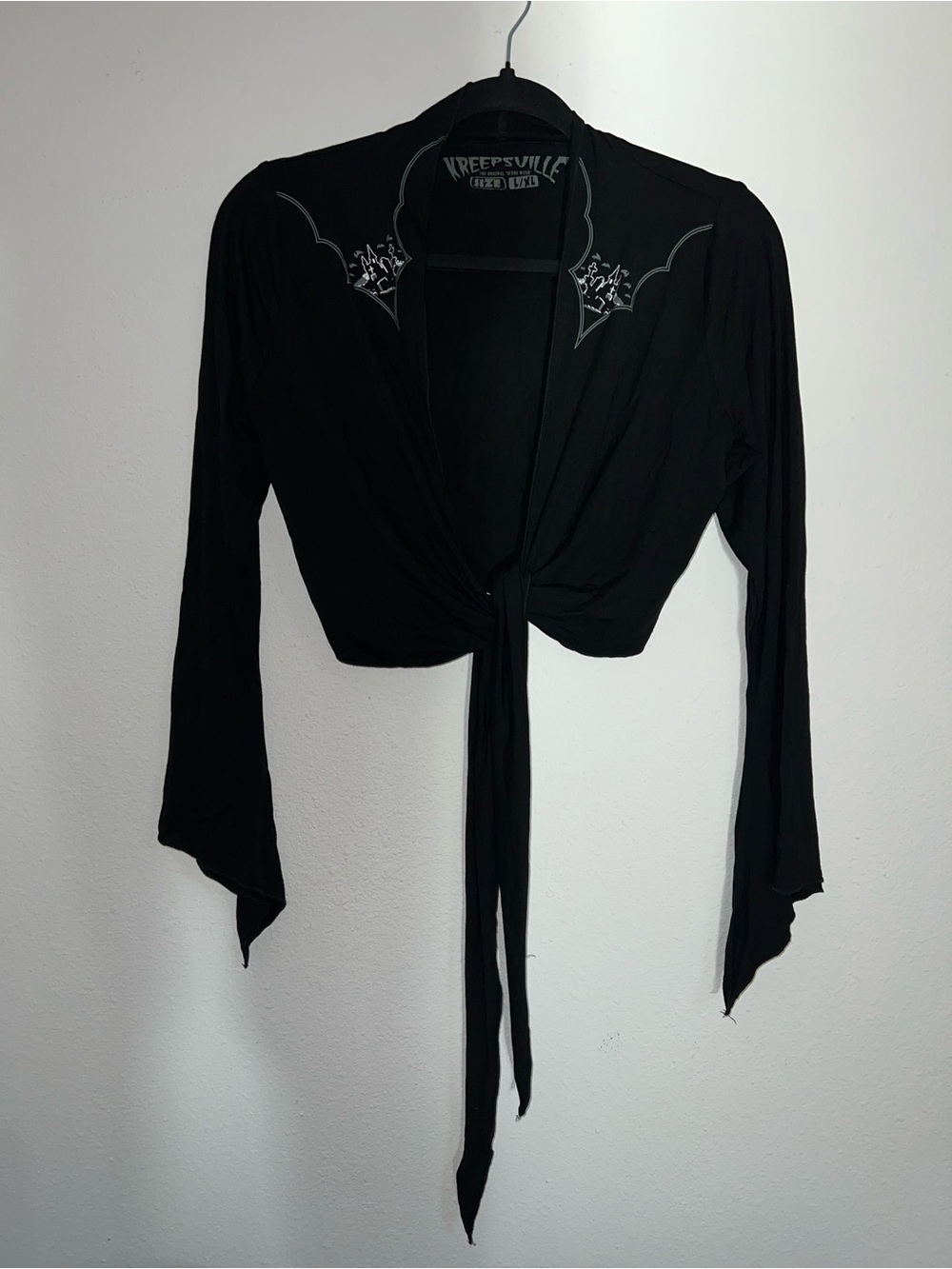 NWOT NIGHTTIME CEMETERY TIE TOP - Picture 4 of 8